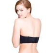 Buy QT Intimates Molded Strapless Convertible Bra, Black - Without Strap