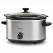 Toastmaster 4 Quart Brushed Stainless Steel Slow Cooker