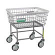 R&B Elevated Laundry Cart With Double Pole In Dura-Seven Anti-Rust Coating