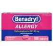 Johnson & Johnson Benadryl Ultratab Allergy Relief Antihistamine Drug Tablet
