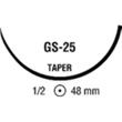 Medtronic Monosof Dermalon Taper Point Sutures GS-25 Needle 