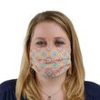 Buy Adult Cotton Printed Face Covering With Ear Loops