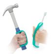 EazyHold Universal Aqua Silicone Adaptive Grip Aid Cuff