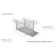 EZ-Access Pathway 3G Solo Ramp Kit with Expanded Metal Surface