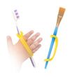 EazyHold Universal Yellow Silicone Adaptive Grip Aid Cuff