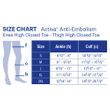 Size Chart For 18mmHg Stockings