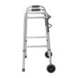 Guardian Easy Care Adult Folding Walker with 5" Wheels