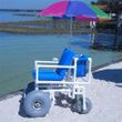 Healthline All Terrain Beach Wheelchair With Swivel Wheels