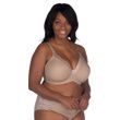 Leading Lady Brigitte Luxe Wirefree T-Shirt Full Figure Bra - Warm Taupe