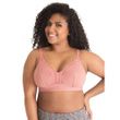 Leading Lady Lucille Microfiber Lace Trim Bralette - Whisky Rose