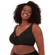 Leading Lady The Nora Shimmer Support Bra - Black 