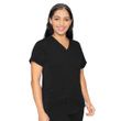 Med Couture Women's Touch V-Neck Shirttail Top