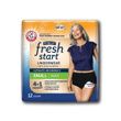 FitRight Fresh Start Incontinence Underwear for Women, Ultimate Absorbency,  Medium, Blue, 12 ct 