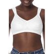 Amoena Nora Wire Free Soft Cup Bra - White Front