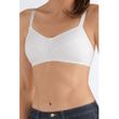 Amoena Ruth Wire Free Soft Cup Bra - White Front