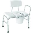 Sammons Preston Carex Padded Transfer Bench with Commode