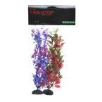 Buy Aquatop Multi-Colored Aquarium Plants- Purple/Pink & Green/Red