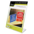 Buy NuDell Clear Plastic Sign Holders