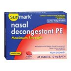 Buy McKesson Sunmark Nasal Decongestant PE Tablet