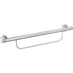 Buy Moen 24 Inches Brushed Nickel Grab Bar With Towel Bar