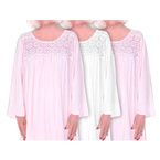 Buy Dignity Pajamas 3-Pack Womens Cotton Long sleeve Patient Gown