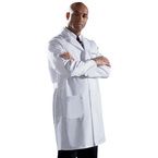 Buy Medline Fine Line Twill Staff Length Lab Coat For Men