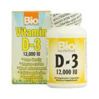Buy Bio Nutrition Vitamin D-3 12000 IU Vitamin Supplement