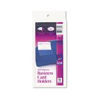 Buy Avery Self-Adhesive Top-Load Business Card Holders