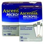 Buy Bayer Ascensia Contour Microfill Blood Glucose Test Strips