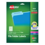 Buy Avery Clear Permanent File Folder Labels with Sure Feed Technology