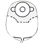 Buy Nu-Hope Convex Round Post-Operative Mid-Size Urinary Pouch with Flutter Valve