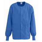 Buy Medline ComfortEase Unisex Crew Neck Warm-Up Jacket- Royal Blue