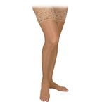 Buy FLA Orthopedics Sheer Therapy Open Toe Thigh High 15-20mmHg Compression Stocking with Lace Top