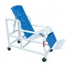Buy MJM International Tilt N Space Shower Commode Chair with Open Front Soft Seat and Double Drop Arm