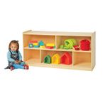 Buy Childrens Factory Angeles Birch Mobile Divided 2-Shelf Storage