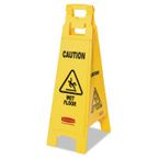 Buy Rubbermaid Commercial "Caution Wet Floor" 4-Sided Floor Sign