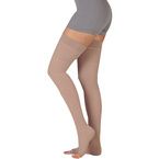 Buy Juzo Dynamic Max Thigh High 30-40 mmHg Open Toe Compression Stockings With Silicone Border