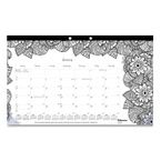 Buy Blueline Monthly Desk Pad Calendar with Coloring Pages