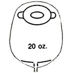 Buy Nu-Hope Post-Operative Standard Oval Convex Pre-cut Mid-size Urinary Pouch With Skin Barrier