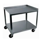 Buy Ideal Standard Duty Two Shelf Mobile Stainless Utility Cart