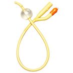 Buy Medline Two-Way Silicone-Elastomer Coated Coude Tip Latex Foley Catheter - 10cc Balloon Capacity