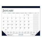 Buy House of Doolittle 100% Recycled Two-Color Monthly Desk Pad Calendar with Large Notes Section