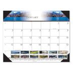 Buy House of Doolittle 100% Recycled Full-Color Photo Monthly Desk Pad Calendar