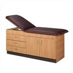 Buy Clinton Cabinet Style Laminate Treatment Table with Doors and Drawers