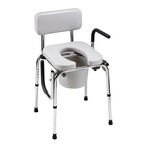 Buy Homecraft Drop-Arm Commode with Padded Seat