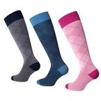 Buy BSN Jobst Casual Pattern Closed Toe Knee High 20 - 30 mmHg Compression Socks Petite Style