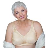 American Breast Care Lace Front Bra, White  ABC White Mastectomy bra – Bras  & Honey USA