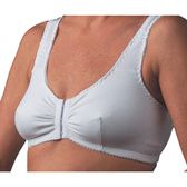 Anna White Soft Lace Full Coverage Post Mastectomy Lumpectomy Wide Band  Pocket Bra #5628