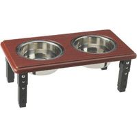 Buy Spot Posture Pro Double Diner - Stainless Steel & Cherry Wood