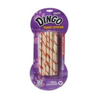 Buy Dingo Twist Sticks Rawhide Chew with Chicken in the Middle